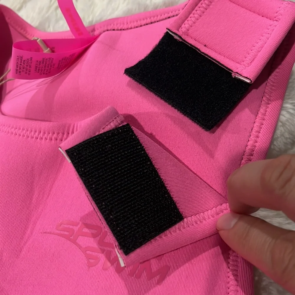 💖SKIMS SPORT SWIM HIGH NECK BIKINI TOP IN TAFFY S